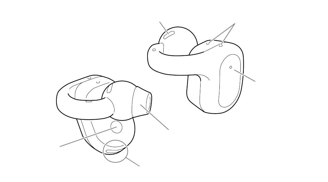 ER-100_Parts name earphones_1 + ER-100_Parts name earphones_1